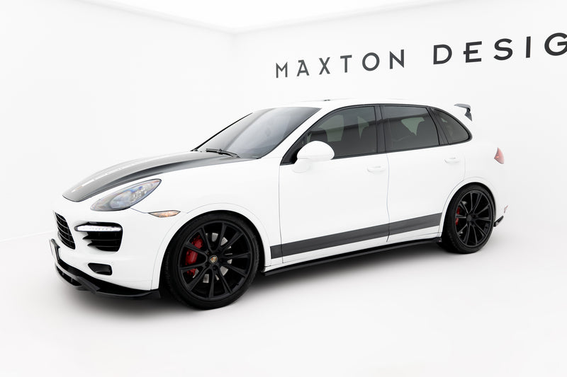 Maxton Design Side Skirt Diffuser Porsche Cayenne Turbo / Standard Mk2