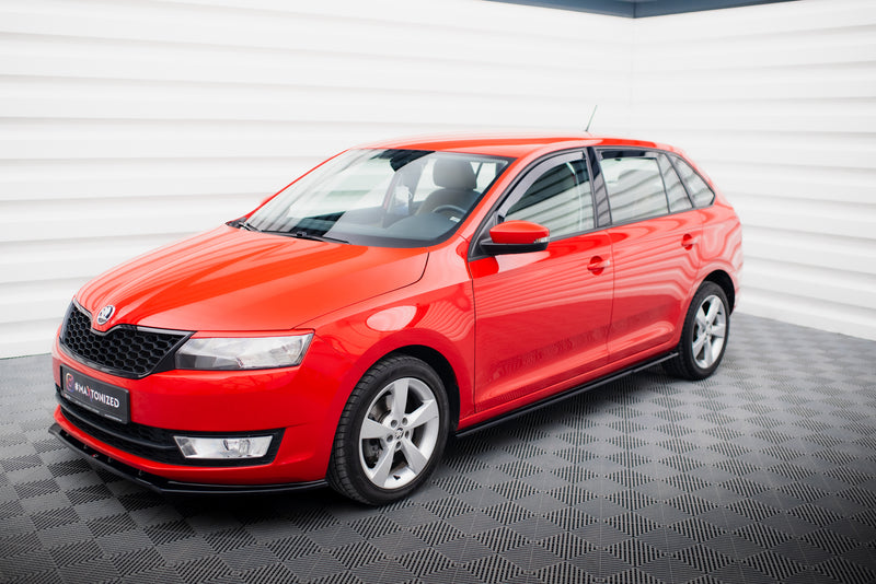 Maxton Design Side Skirt Diffuser Skoda Rapid