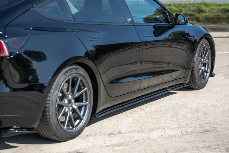 Maxton Design Side Skirt Diffuser Tesla Model 3 / Model 3 Performance Mk1 / Mk1 Facelift