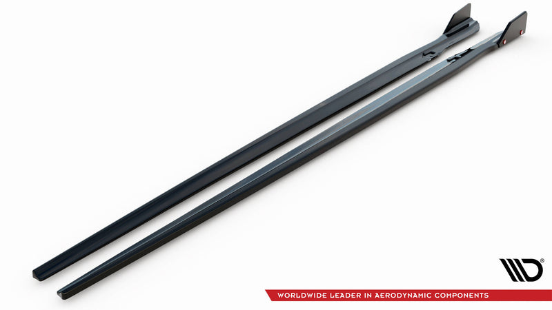 Maxton Design Seitenschweller Diffusor V.1 + Flaps BMW M8 Gran Coupe F93 / 8 Gran Coupe M-Pack G16