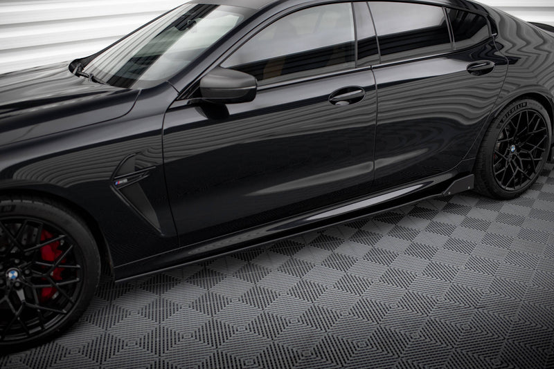Maxton Design Seitenschweller Diffusor V.1 + Flaps BMW M8 Gran Coupe F93 / 8 Gran Coupe M-Pack G16
