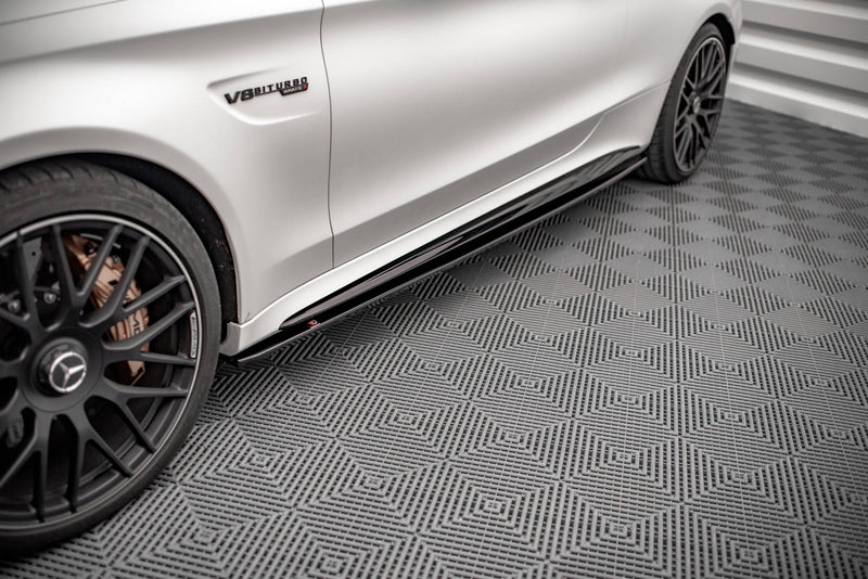 Maxton Design Seitenschweller Diffusor V.1 Mercedes-AMG C 63AMG Coupe C205 Facelift