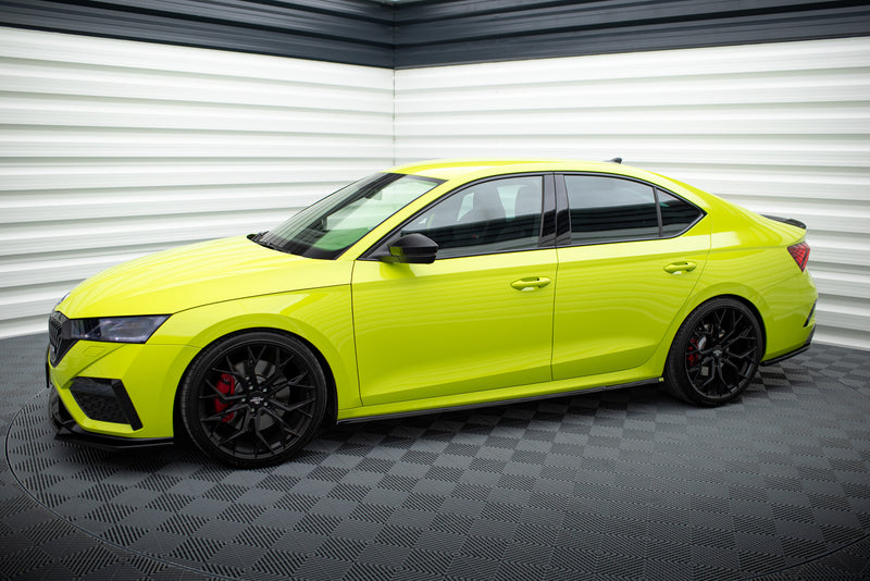 Maxton Design Side Skirt Diffuser V.1 Skoda Octavia RS Mk4