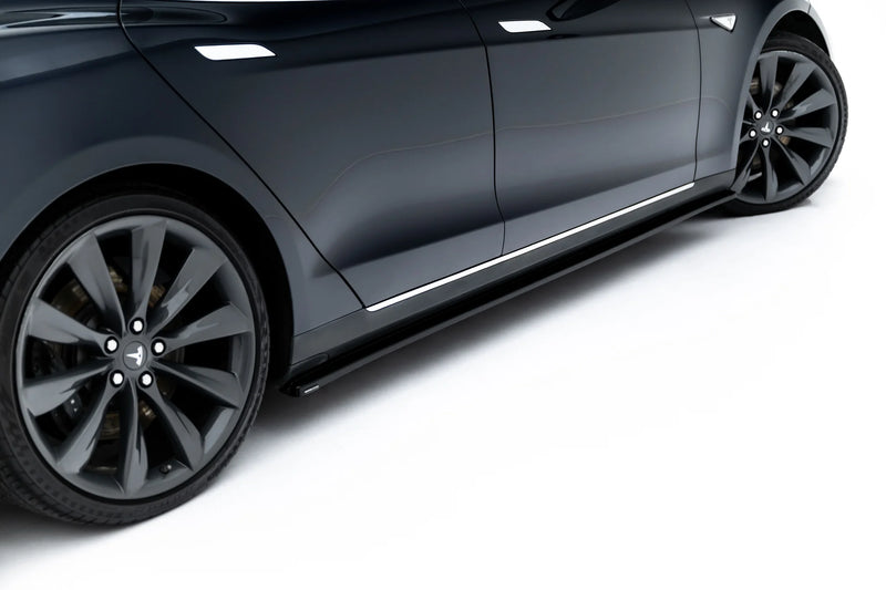 Maxton Design Side Skirt Diffusers V.1 Tesla Model S Mk1