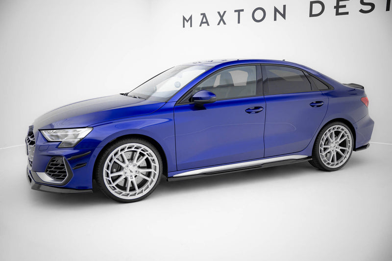 Maxton Design Seitenschweller Diffusor V.2 Audi A3 S-Line Sedan / S3 Sedan 8Y Facelift