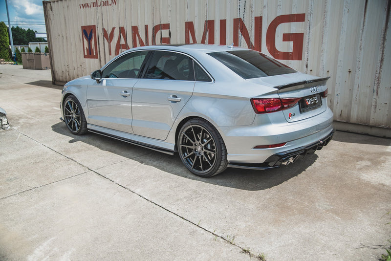 Maxton Design Seitenschweller Diffusor V.2 Audi S3 / A3 S-Line Sedan 8V Facelift