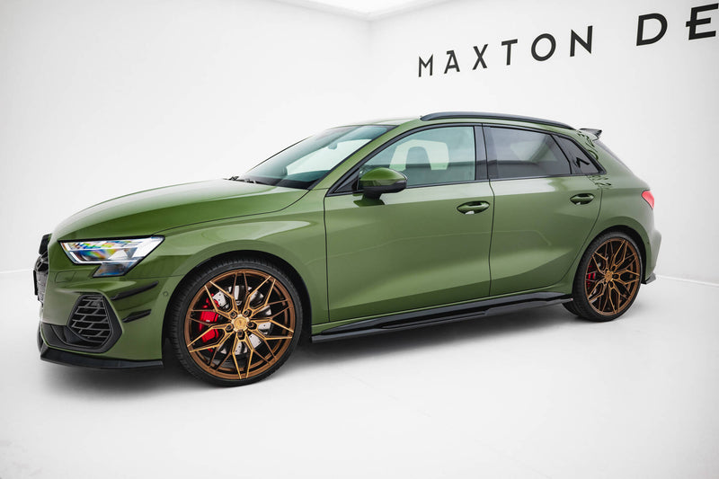 Maxton Design Seitenschweller Diffusor V.2 Audi S3 Sportback / A3 S-line Sportback  8Y Facelift