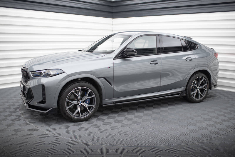 Maxton Design Seitenschweller Diffusor V.2 BMW X6 M-Pack G06 Facelift