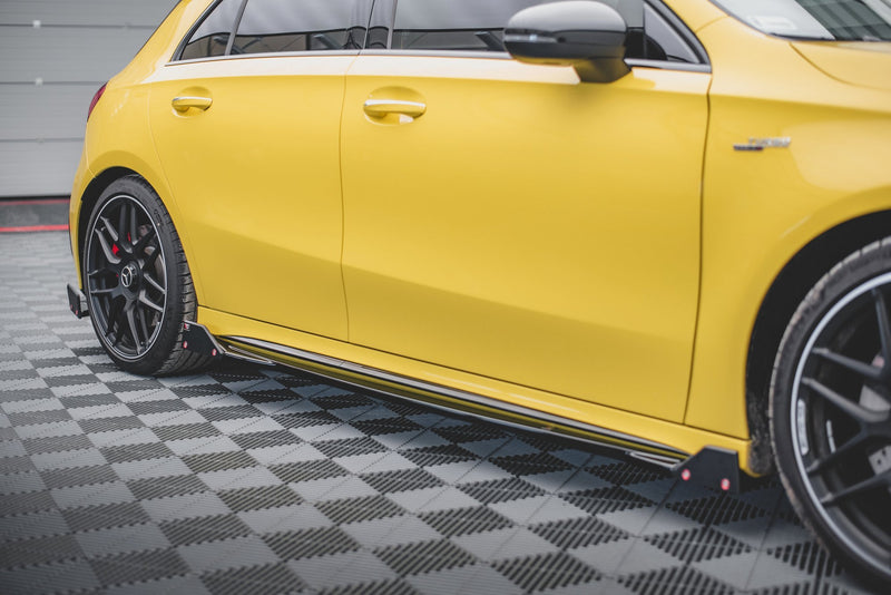 Maxton Design Seitenschweller Diffusor V.2 + Flaps Mercedes-AMG A45 S