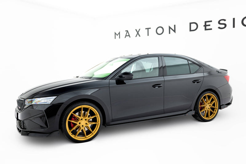 Maxton Design Seitenschweller Diffusor V.2 + Flaps Skoda Octavia RS Liftback / Combi Mk4 Facelift