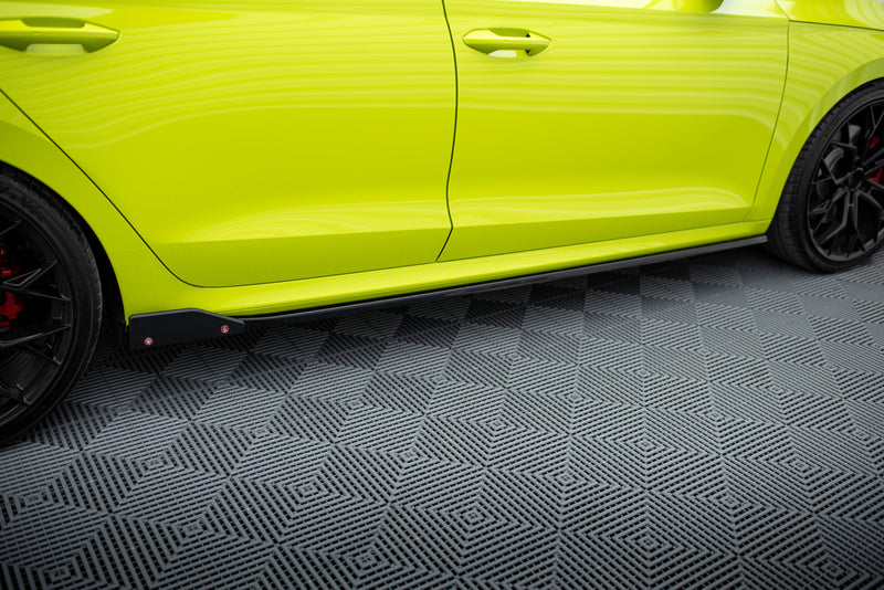 Maxton Design Seitenschweller Diffusor V.2 + Flaps Skoda Octavia RS Mk4