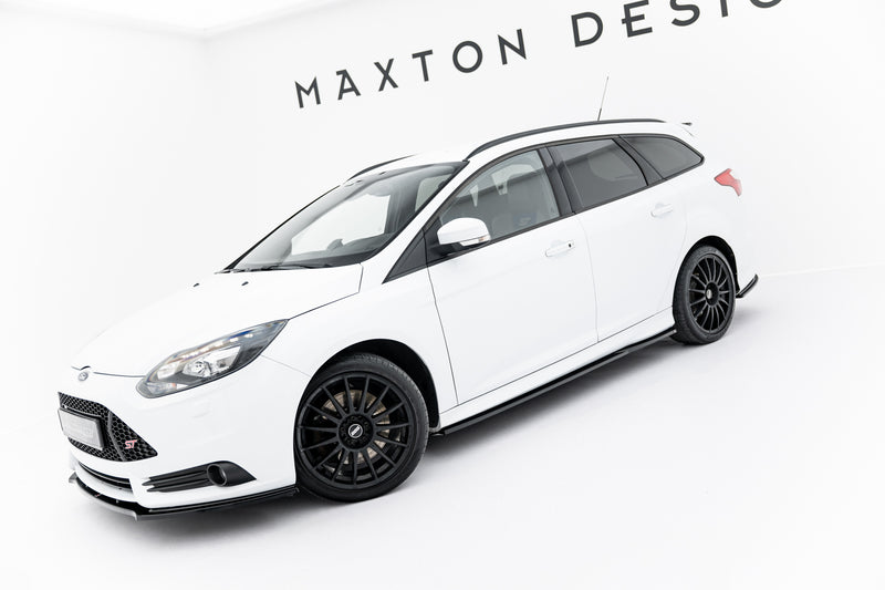 Maxton Design Side Skirt Diffuser V.2 Ford Focus ST Mk3