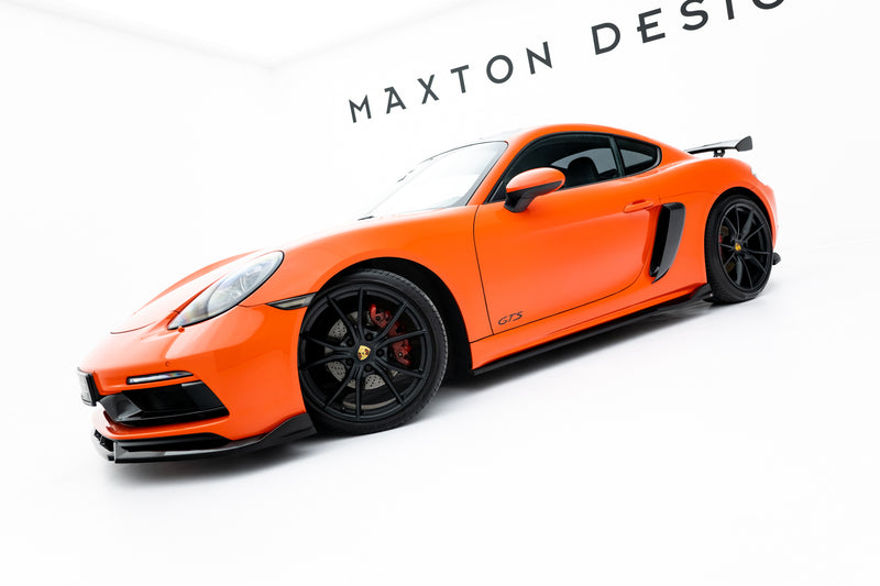 Maxton Design Seitenschweller Diffusor V.2 Porsche 718 Cayman GTS 982c