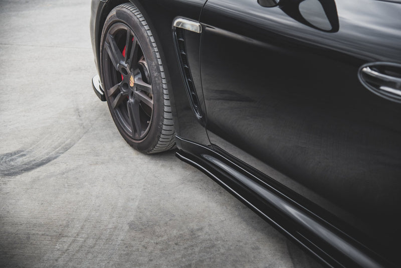 Maxton Design Side Skirt Diffuser V.2 Porsche Panamera Turbo 970 Facelift