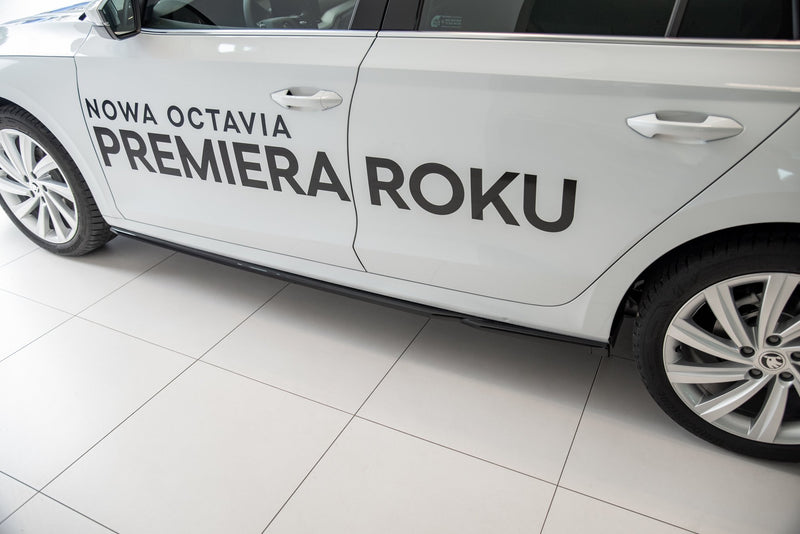 Maxton Design Seitenschweller Diffusor V.2 Skoda Octavia Mk4