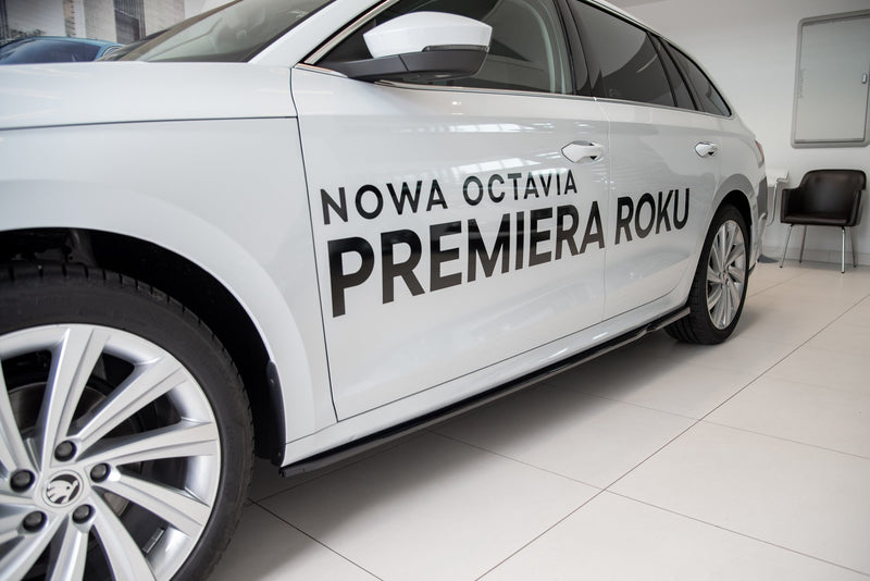 Maxton Design Seitenschweller Diffusor V.2 Skoda Octavia Mk4