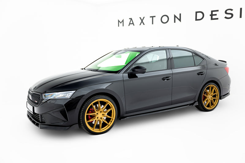 Maxton Design Seitenschweller Diffusor V.2 Skoda Octavia RS Liftback / Combi Mk4 Facelift