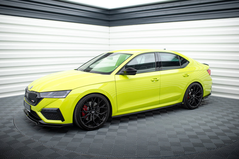 Maxton Design Side Skirt Diffuser V.2 Skoda Octavia RS Mk4