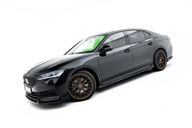 Maxton Design Side Skirt Diffuser V.2 Skoda Superb Sportline Mk4