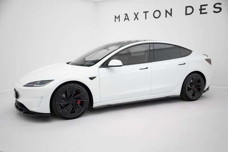 Maxton Design Seitenschweller Diffusor V.2 Tesla Model 3 Performance Mk1 Facelift