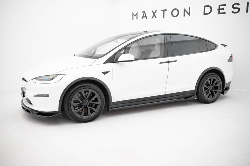 Maxton Design Seitenschweller Diffusor V.2 Tesla Model X Mk1 Facelift