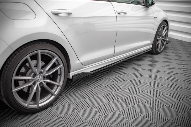 Maxton Design Side Skirt Diffuser V.2 Volkswagen Golf R / R-Line Mk7