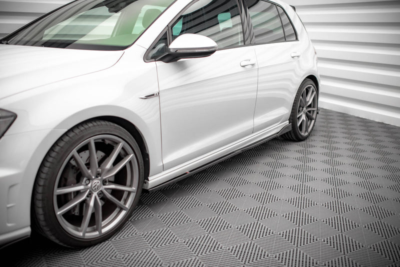 Maxton Design Side Skirt Diffuser V.2 Volkswagen Golf R / R-Line Mk7