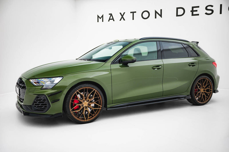 Maxton Design Seitenschweller Diffusor V.3 Audi S3 Sportback / A3 S-line Sportback  8Y Facelift