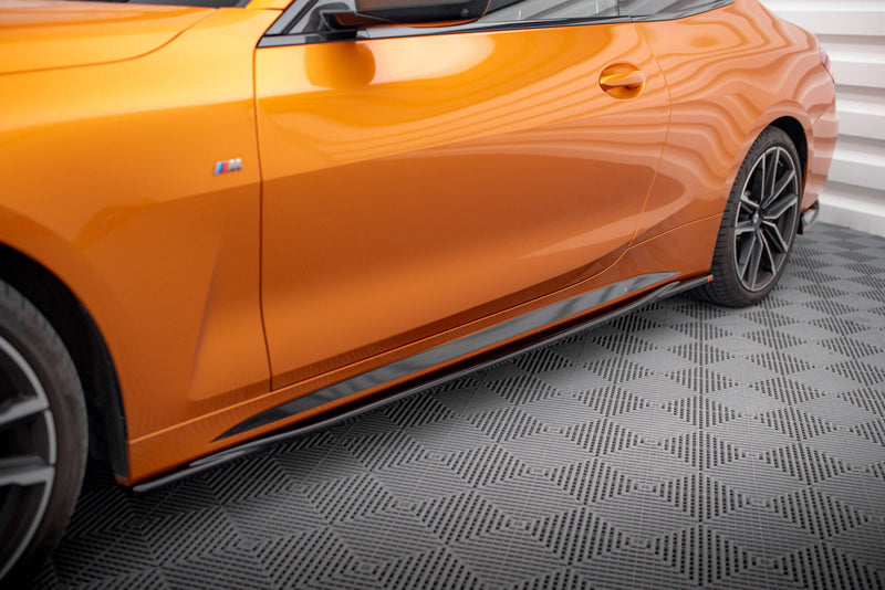 Maxton Design Seitenschweller Diffusor V.3 BMW 4 M-Pack / M440i G22 / G23 / G22 Facelift / G23 Facelift