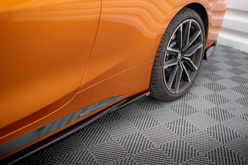 Maxton Design Seitenschweller Diffusor V.3 BMW 4 M-Pack / M440i G22 / G23 / G22 Facelift / G23 Facelift