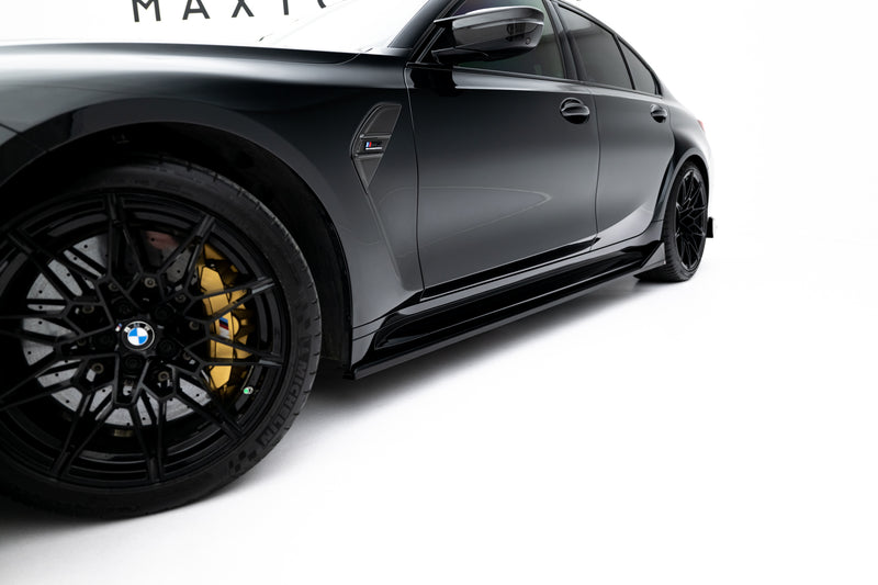 Maxton Design Seitenschweller Diffusor V.3 CSL Look BMW M3 Sedan / Touring G80 / G81