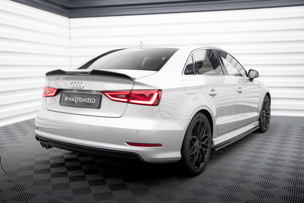 Maxton Design Spoiler Cap 3D Audi A3 / A3 S-Line / S3 Sedan 8V