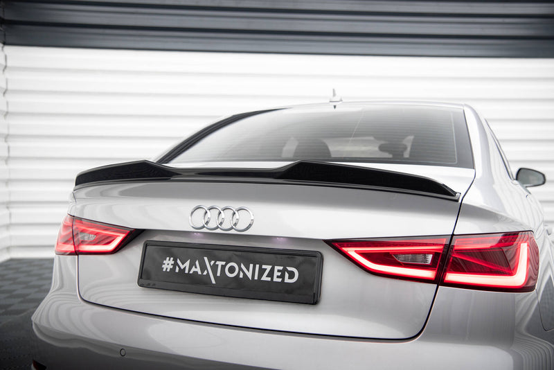 Maxton Design Spoiler Cap 3D Audi A3 / A3 S-Line / S3 Sedan 8V