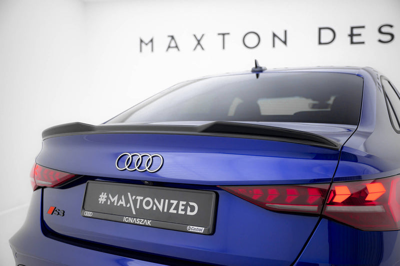 Maxton Design Spoiler Cap 3D Audi A3 S-Line Sedan / S3 Sedan 8Y Facelift