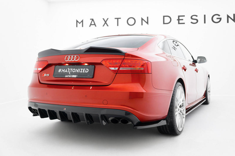 Maxton Design Spoiler Cap 3D Audi A5 Sportback S-Line / S5  8T / 8T Facelift