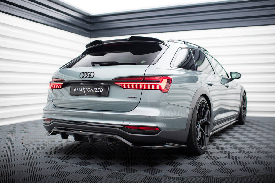 Maxton Design Spoiler Cap 3Dpassend für Audi A6 Avant / A6 Allroad / A6 S-Line Avant / S6 Avant C8 / C8 Facelift