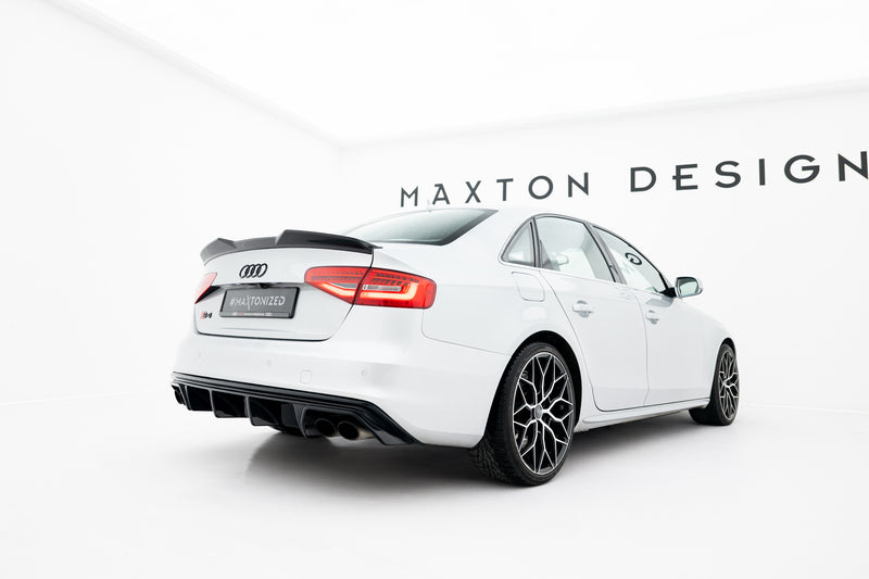 Maxton Design Spoiler Cap 3D Audi S4 Sedan B8 Facelift