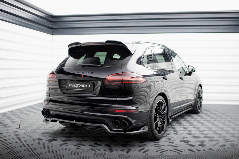 Maxton Design Spoiler Cap 3D Porsche Cayenne Mk2 Facelift