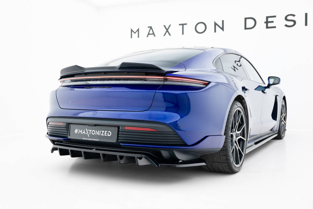 Maxton Design Spoiler Cap 3D Porsche Taycan Turbo S Mk1