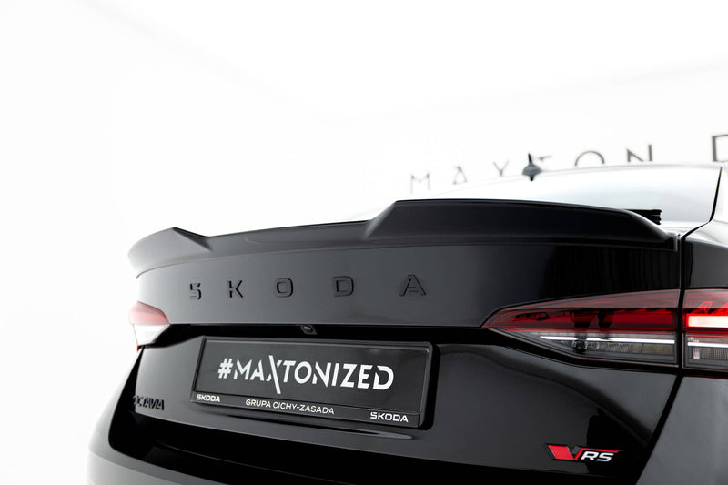 Maxton Design Spoiler Cap 3D Skoda Octavia RS / Sportline / Standard Liftback MK4 / Mk4 Facelift