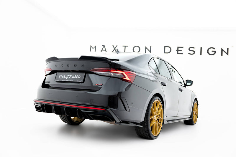Maxton Design Spoiler Cap 3D Skoda Octavia RS / Sportline / Standard Liftback MK4 / Mk4 Facelift