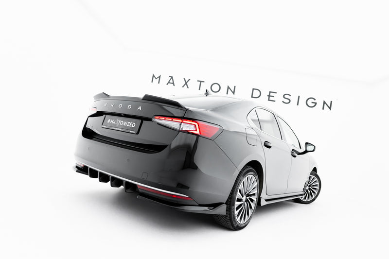 Maxton Design Spoiler Cap 3D Skoda Superb Sedan Mk4