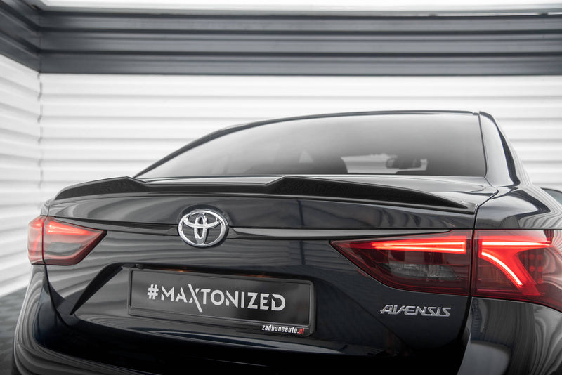 Maxton Design Spoiler Cap 3D Toyota Avensis Sedan Mk3 Facelift