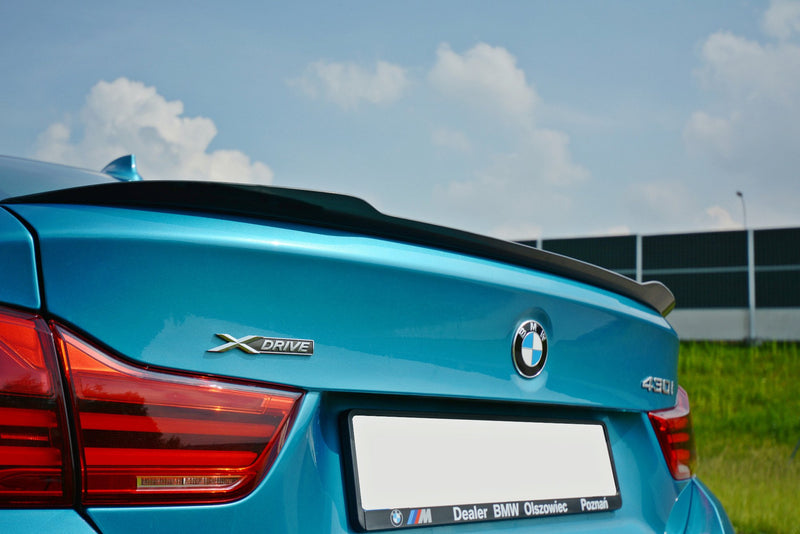 Maxton Design Spoiler Cap BMW 4 Gran Coupe Standard / M-Pack F36 / F36 Facelift