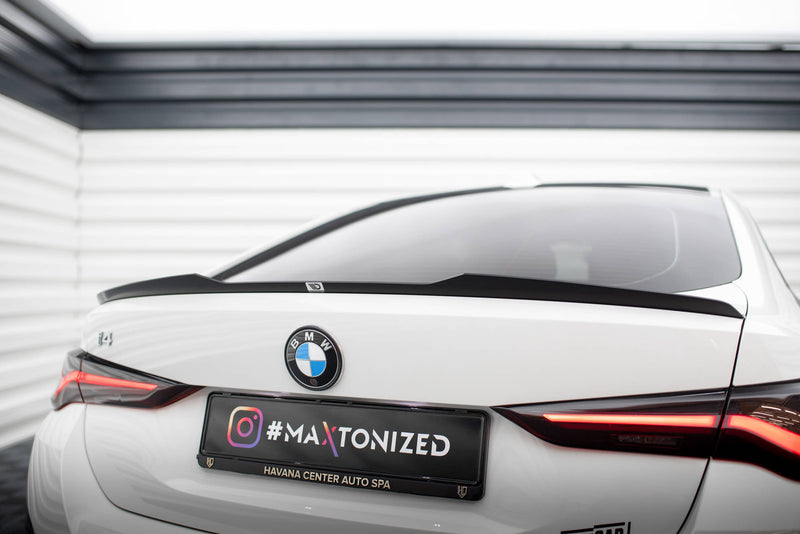 Maxton Design Spoiler Cap BMW i4 / / M440i / 4 Gran Coupe M-Pack G26