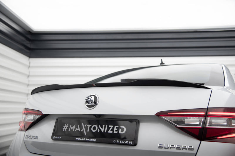 Maxton Design Spoiler Cap V.2 Skoda Superb Liftback Mk3 / Mk3 Facelift