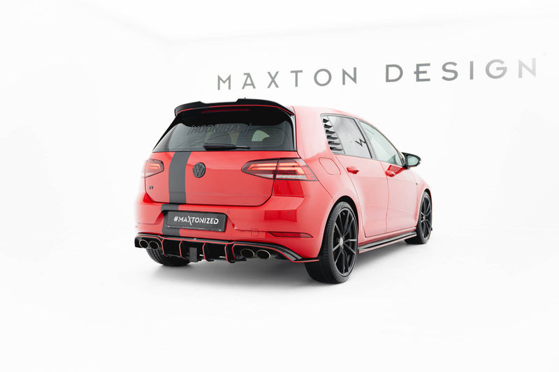 Maxton Design Spoiler Cap V.2 Volkswagen Golf 7 R / R-Line / GTI