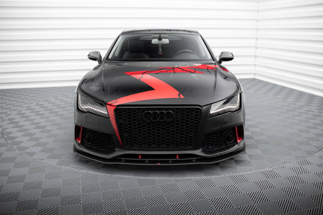 Maxton Design Street Pro Splitter Audi A7 RS7 Look C7