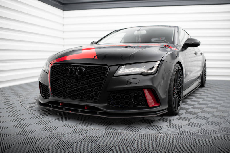Maxton Design Street Pro Splitter Audi A7 RS7 Look C7