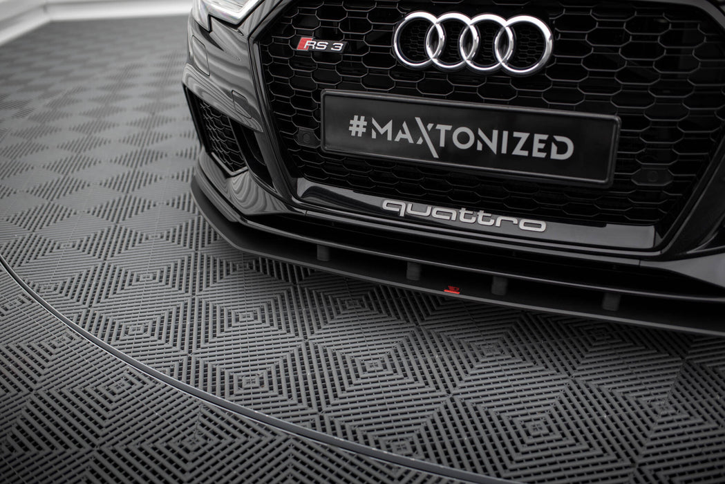 Maxton Design Street Pro Splitter Audi RS3 Sedan 8V Facelift